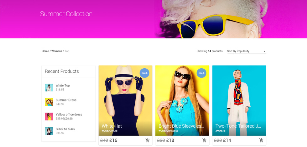 Category page