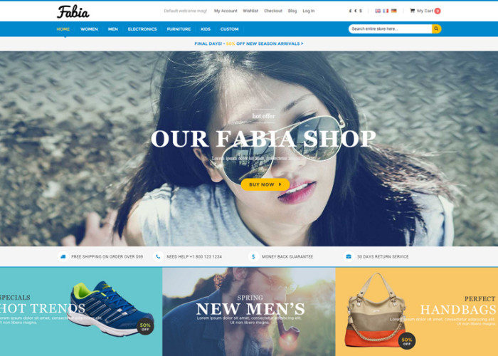 Fabia – Premium Responsive Advanced Magento Theme