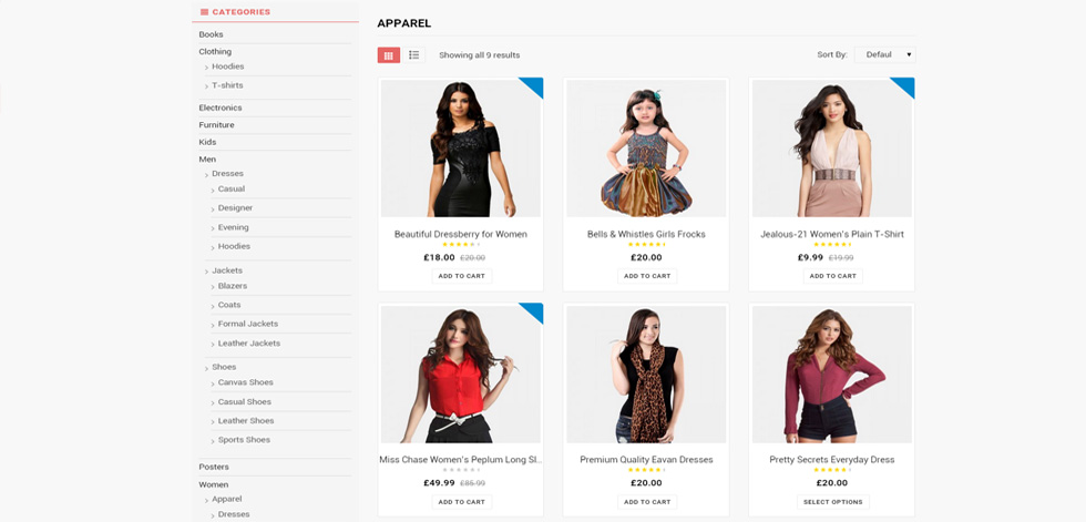 Category page