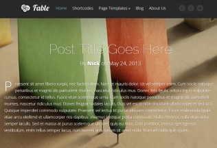 Fable – WordPress Premium Responsive Theme
