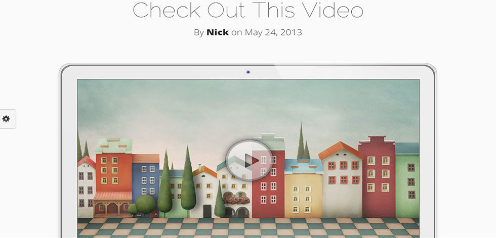 Blog page