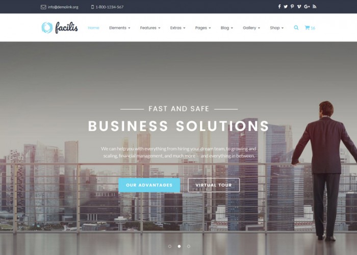 Facilis – Premium Responsive Business HTML5 Template