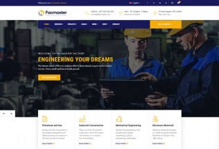 Facmaster – Premium Responsive Factory & Industrial WordPress Theme