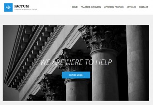 Factum – Premium Responsive WordPress Law Theme