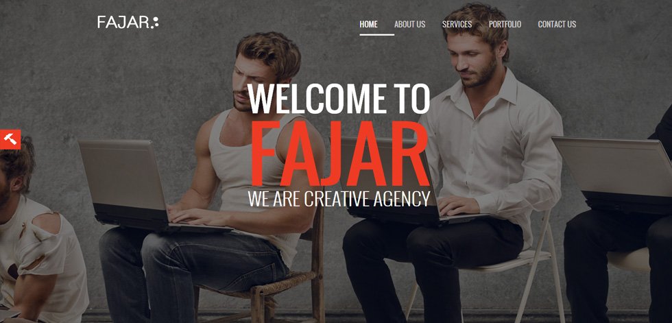 Welcome screen