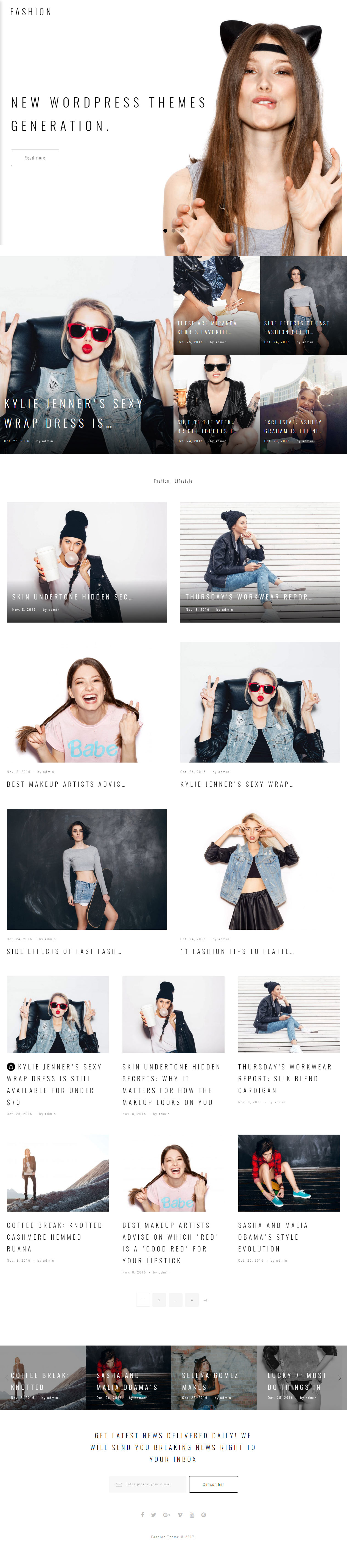 Monstroid2 Best Fashion WordPress Themes