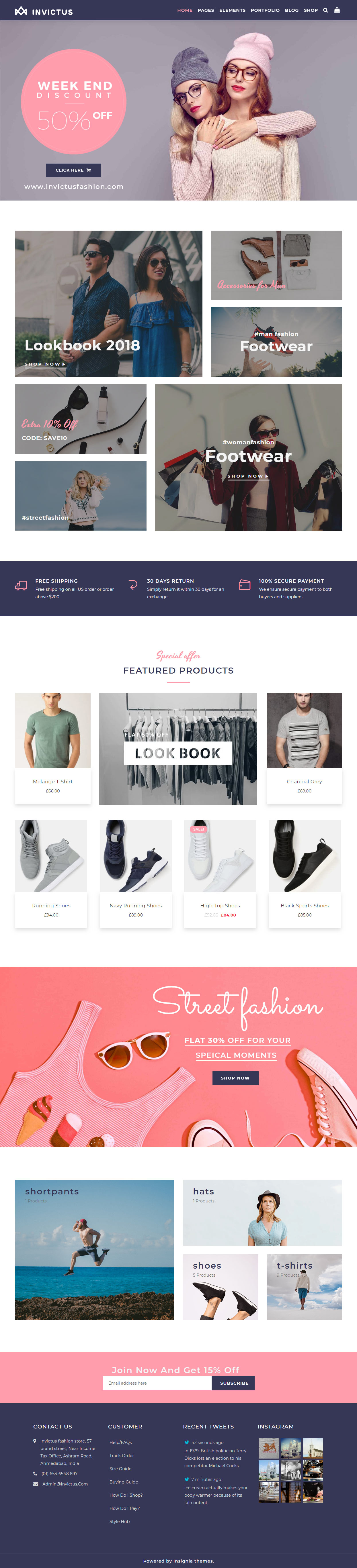 Invictus Best Fashion WordPress Themes
