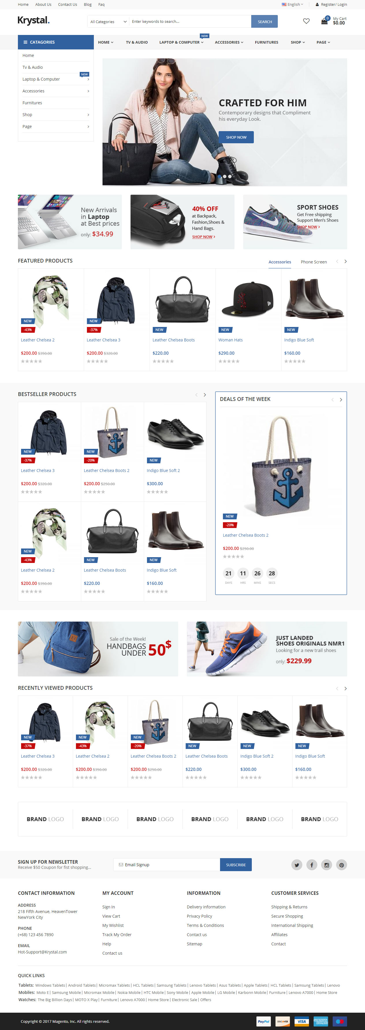 Krystal Magento Fashion Themes