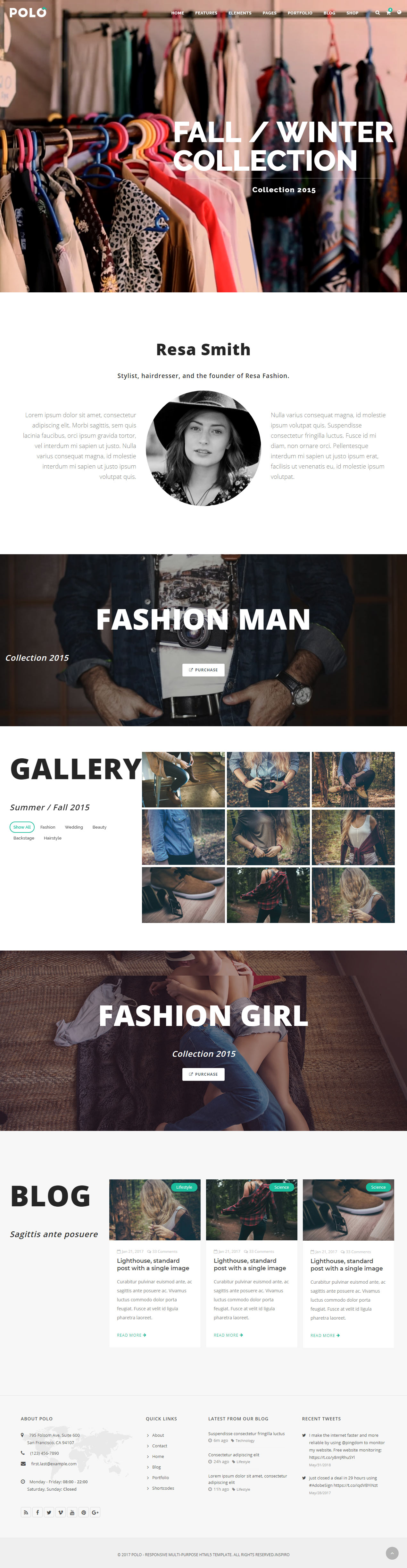 Polo Fashion HTML5 Templates
