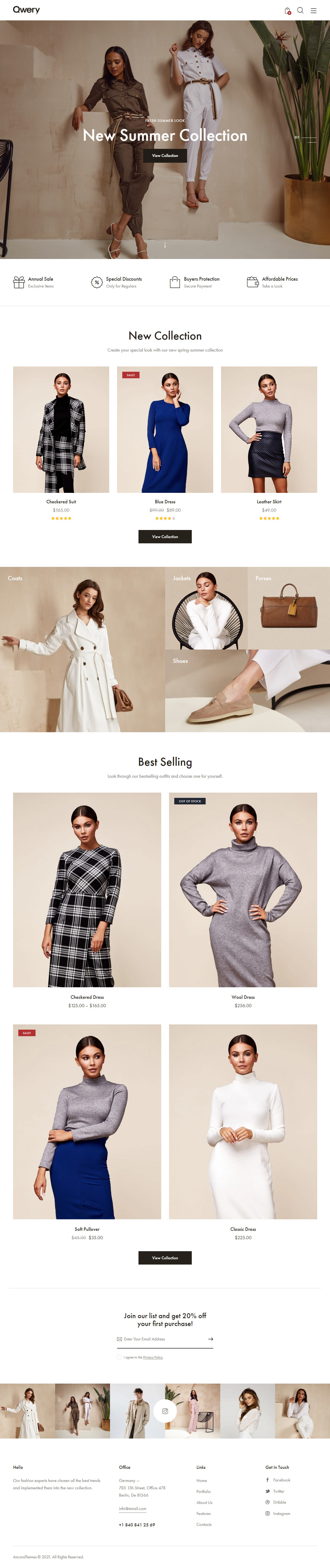 Qwery Woocommerce Themes