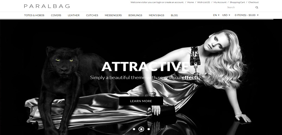 Welcome page