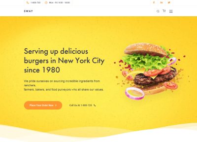 Best Fast Food WordPress Themes 2021