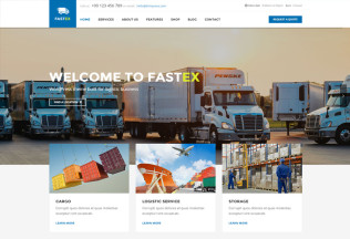 FastEx – Premium Responsive Transport & Logistics WordPress Theme