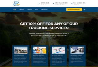 FastWay – Premium Responisve Transportation Company WordPress Theme