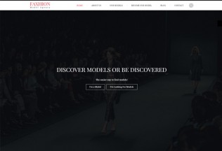 Faxhion – Premium Responsive Model Agency WordPress Theme