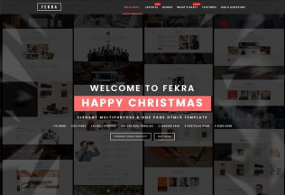 Fekra – Premium Responsive One/Multi Page HTML5 Template