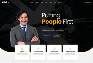 Felos – Premium Responsive Finance WordPress Theme
