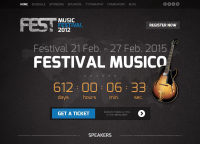 5 Best Responsive Events WordPress Themes in 2013