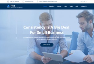 Fico – Premium Responsive Finance & Consulting Business HTML5 Template