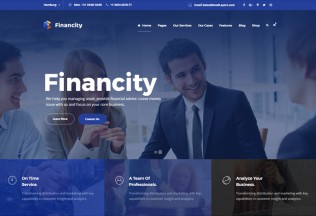 Financity – Premium Responisve Business Finance WordPress Theme
