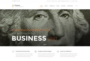 Finanza – Premium Responsive Business & Financial WordPress Theme