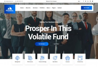 Finandox – Premium Responsive Business Consulting HTML5 Template