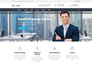 FinPRO – Premium Responsive Financial HTML5 Template