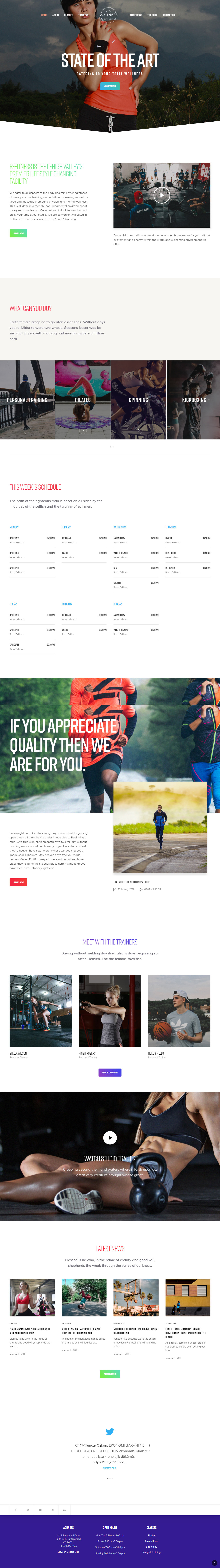 Revolution WordPress Fitness and Gym Themes