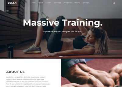 Latest Drupal Gym and Fitness Theme 2018