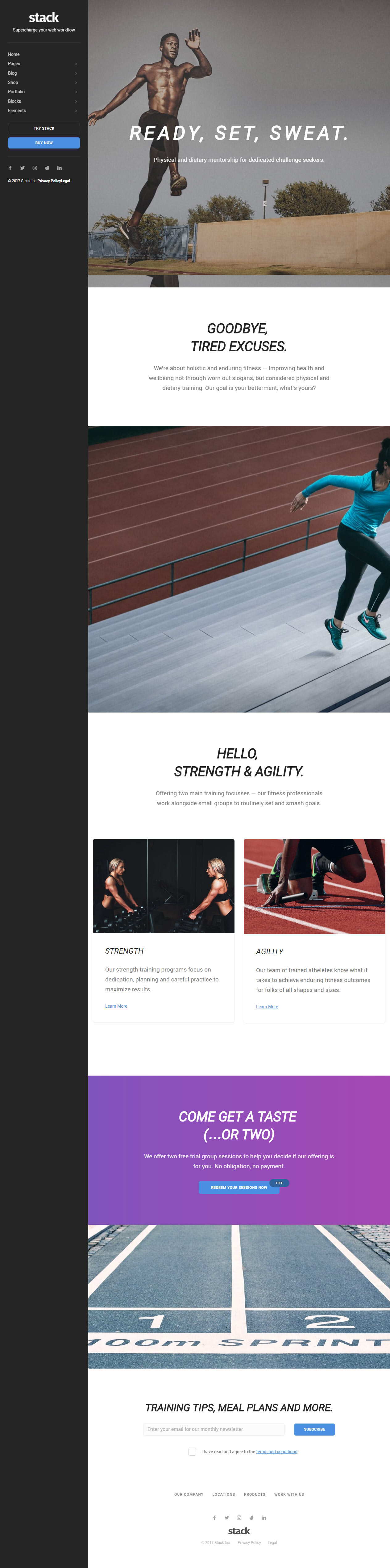 Stack WordPress Fitness and Gym Themes