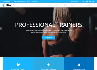 Best Muse Gym and Fitness Templates in 2015