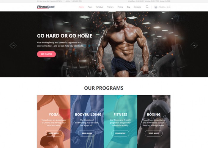 FitnessSport – Premium Responsive HTML5 Template