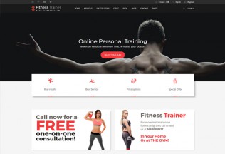 FitnessTrainer – Premium Responsive Bootstrap HTML5 Template