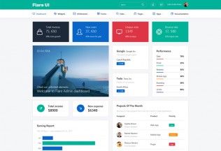 FlareUI – Premium Responsive Bootstrap 4 Admin HTML5 Template