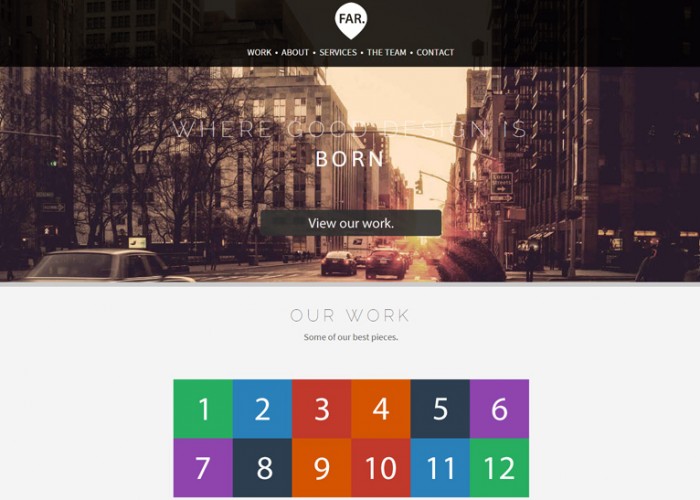 Flat & Clean – Premium One Page Parallax Muse Template