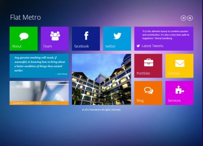 2 Best Responsive Metro Style WordPress Themes in 2014