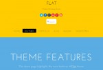 Flat – Premium Responsive Flat One Page Portfolio WordPress Theme