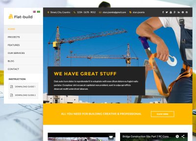 Best Responsive Interior Design and Architecture Joomla Templates 2015
