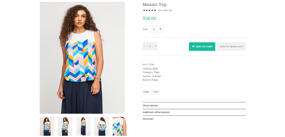 Product page