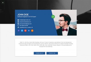 Flatrica – Premium Responsive Material CV HTML5 Template