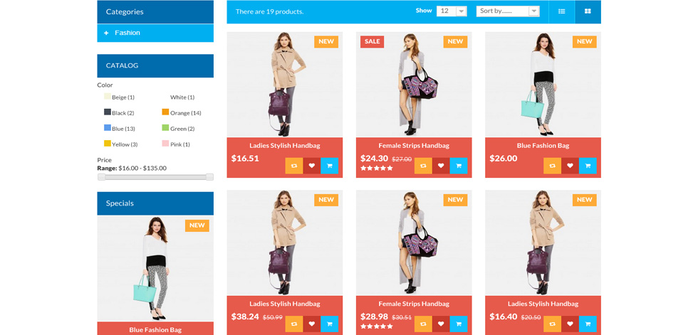Category page