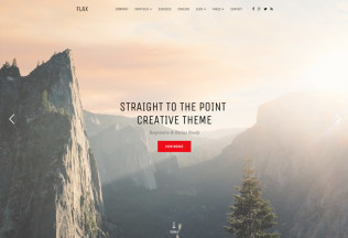 Flax – Premium Responsive Portfolio WordPress Theme