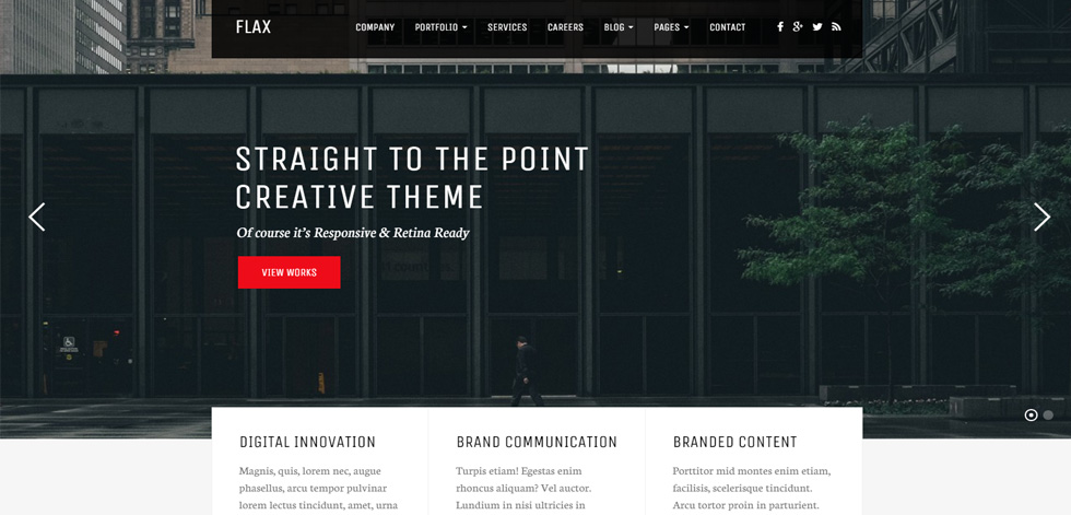 Welcome screen