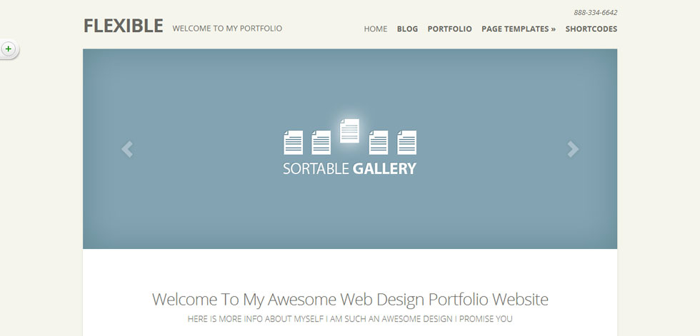 Welcome screen