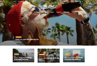 Flint – Premium Responsive Optimised WordPress Blog Theme
