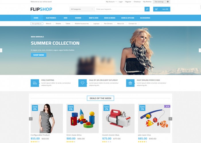 Flipshop – Premium Responsive Multipurpose Magento Theme