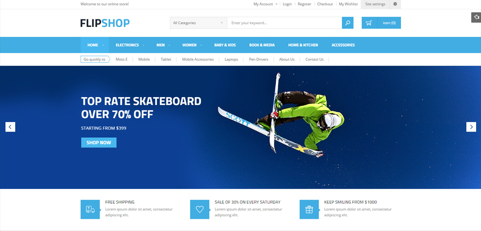 Home page