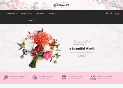 Best Opencart Flowers Theme 2016