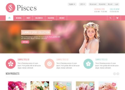Best Responsive Flower Shop Prestashop Themes in 2014