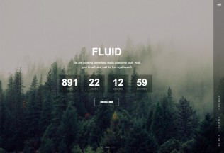 Fluid – Premium Responsive Animated Coming Soon HTML5 Template